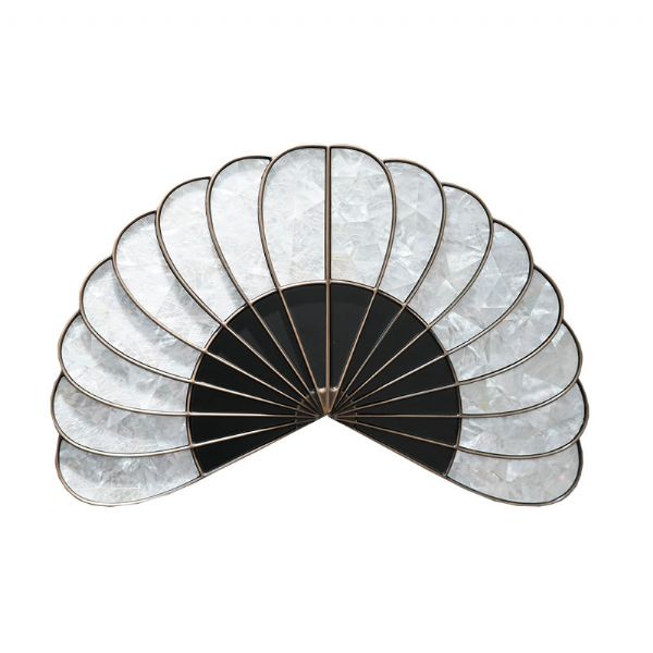 精雕拉手扇形拉手（白色）