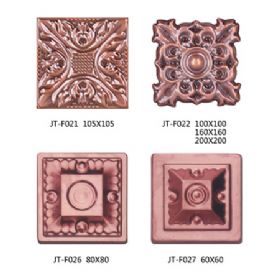 Copper flower (square) F seriesJT-F021-F027