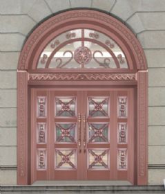 Luxury copper door series铜门-01