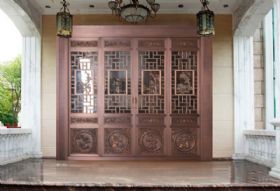 Luxury copper door series铜门-053