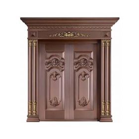 Luxury copper door series铜门-077