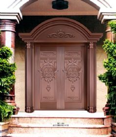 Luxury copper door series铜门-081